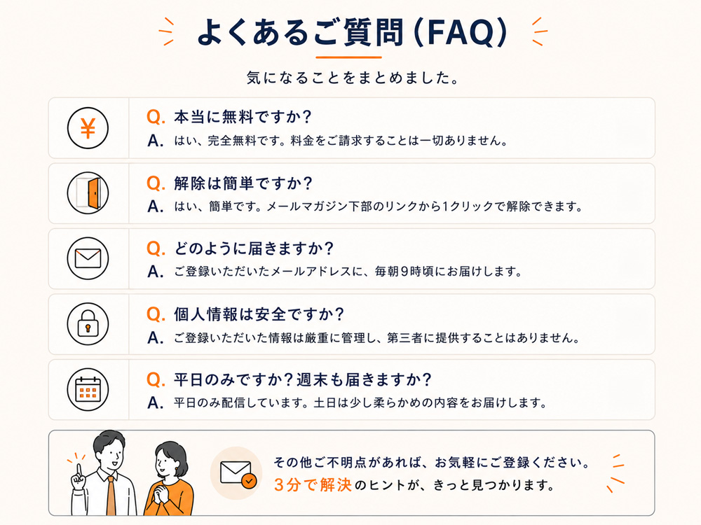 よくあるご質問