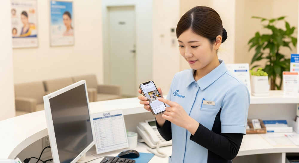 眼科でインスタ活用：インスタアップ