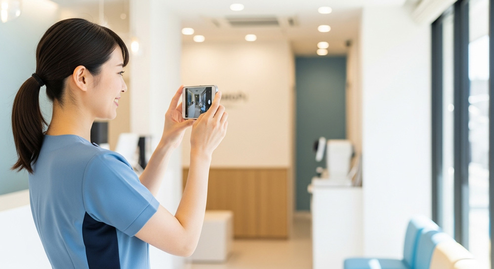 眼科でインスタ活用：撮影