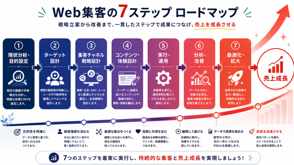 web集客7つのロードステップ