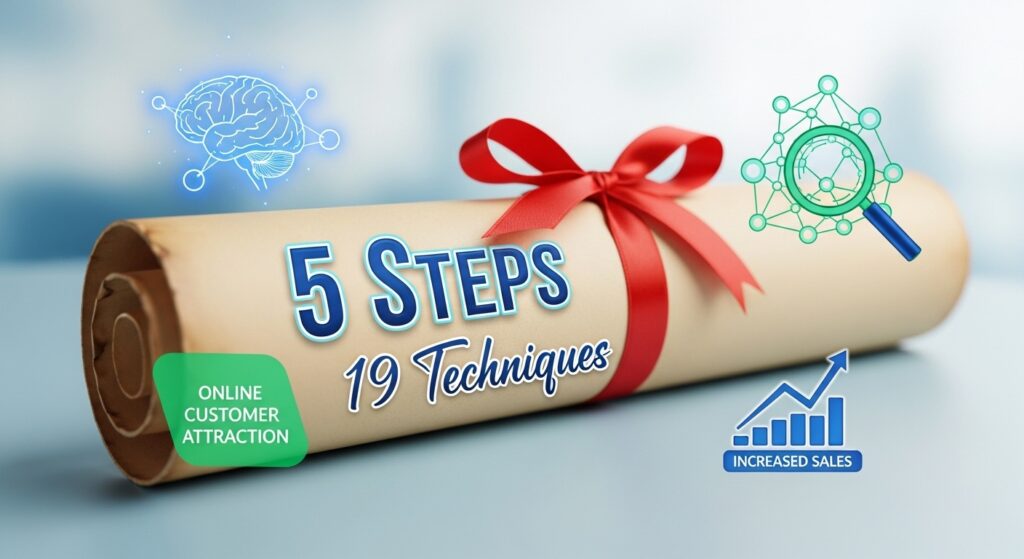 売上が上がるweb集客心理・脳科学５ステップ（19テクニック）プレゼント