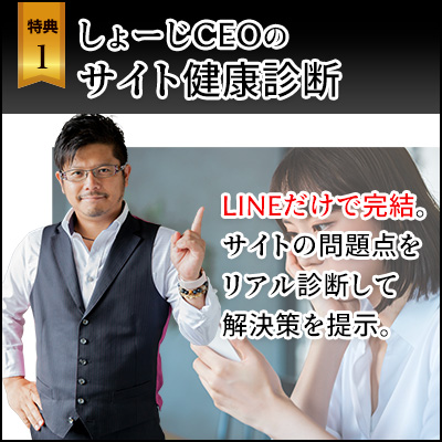 しょーじCEOのサイト健康診断