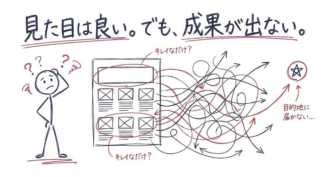 見た目は良い！でも成果が出ない！