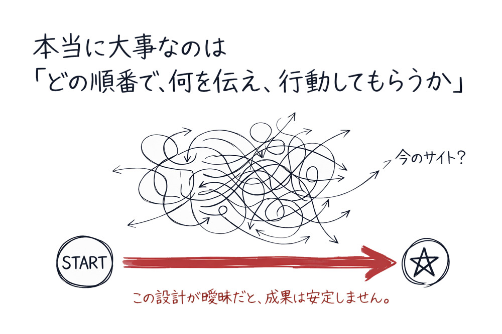 本当に大事なのはどの順番何を伝え、行動してもらうか？で